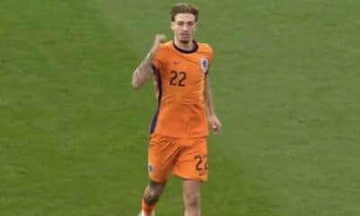 Luciano Valente, con la maglia della Nazionale olandese