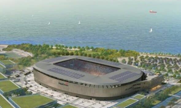 Rendering Nuovo Stadio Cagliari (© Cagliari Calcio)