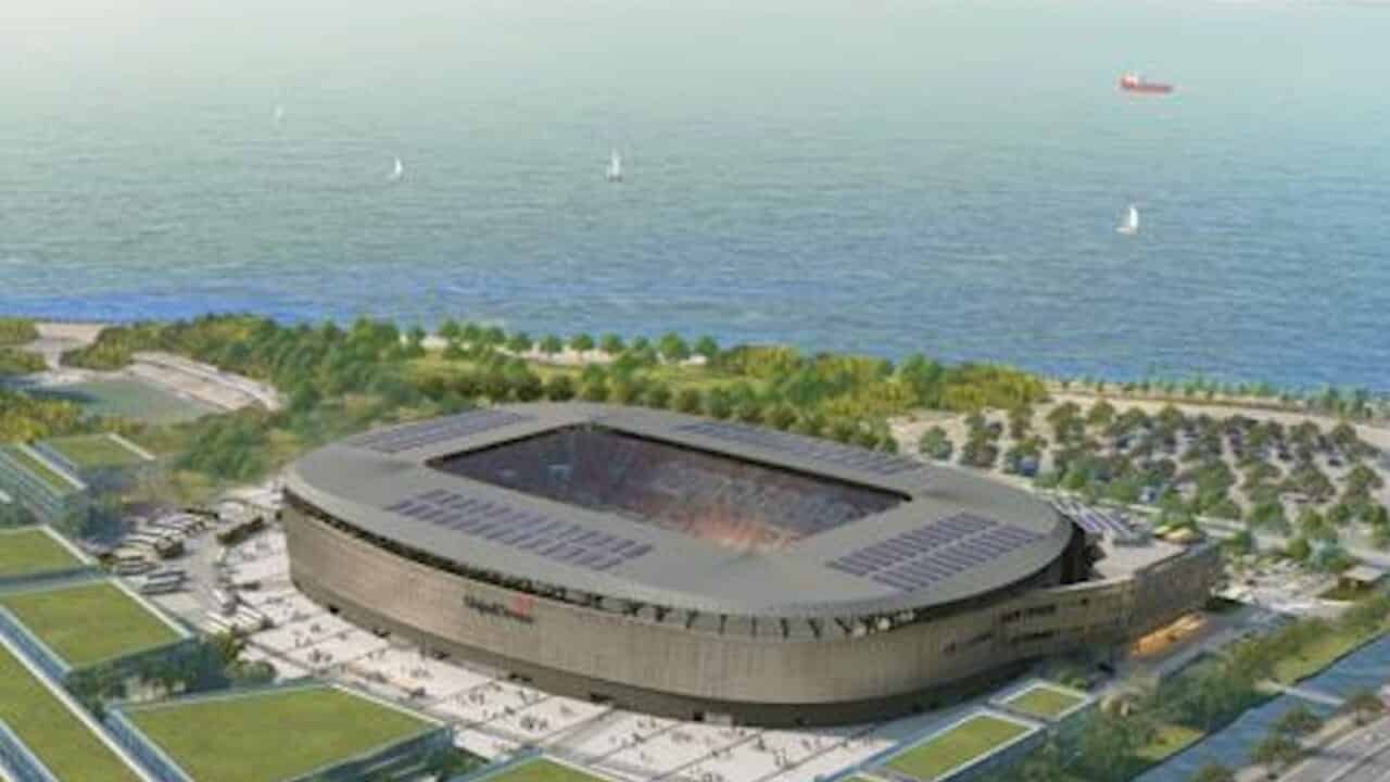 Rendering Nuovo Stadio Cagliari (© Cagliari Calcio)