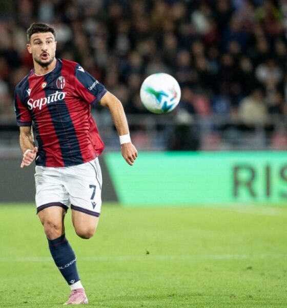 Riccardo Orsolini, dato per titolare in Bologna-Roma (© Damiano Fiorentini)