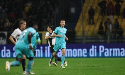 Tommaso Pobega in Parma-Bologna (©Bologna FC 1909)