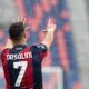 Riccardo Orsolini con la maglia del Bologna stagione 2025/2026