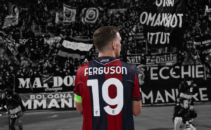 Lewis Ferguson dopo Bologna-Brann (© Bologna FC 1909)