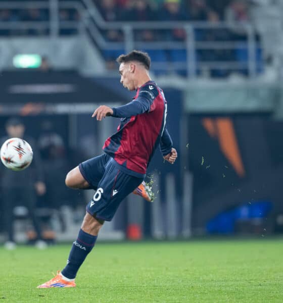 Nikola Moro in Bologna-Brann (0-0)