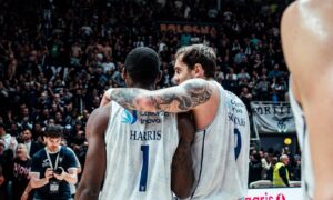 Paulius Sorokas e Jordan Harris crediti Fortitudo Pallacanestro