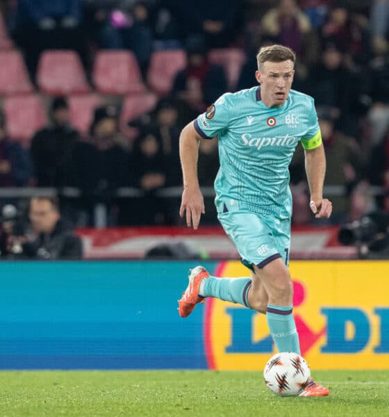 Lewis Ferguson in Bologna-Salisburgo 4-1 (© Damiano Fiorentini)