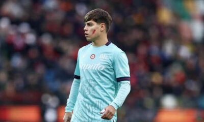 Benjamín Domínguez in Udinese-Bologna, 0-3 (©Bologna FC 1909)