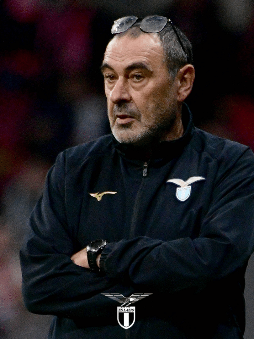 Maurizio Sarri, allenatore Lazio (© S.S. Lazio)
