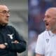Maurizio Sarri e Vincenzo Italiano (© SSLazio e Damiano Fiorentini)
