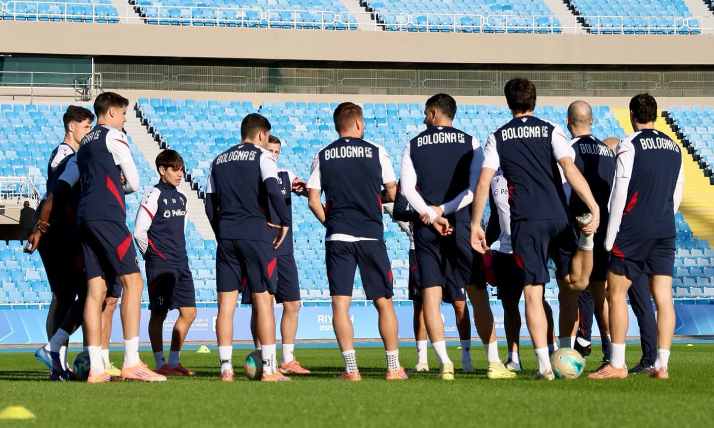 Il Bologna si prepara alla finale col Napoli (©Bologna Fc 1909)