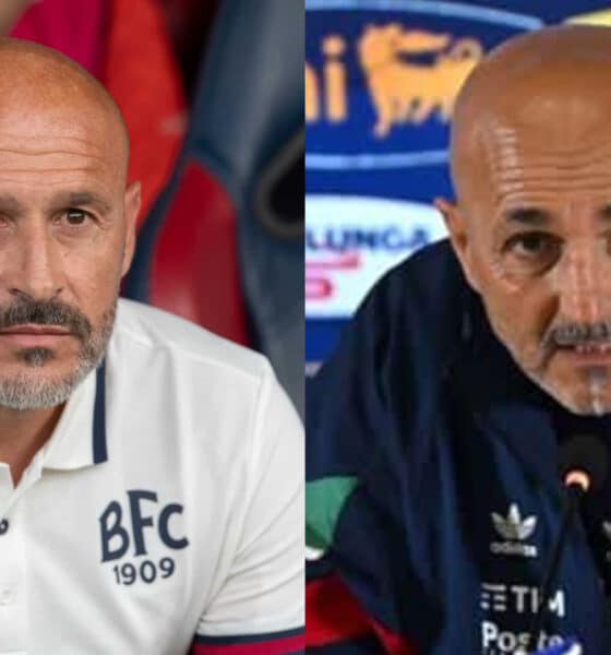 Luciano Spalletti e Vincenzo Italiano, Bologna e Juventus (© FIGC e Damiano Fiorentini)