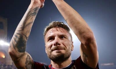Immobile dopo Bologna-Parma, 2-1 (© Bologna FC 1909)