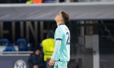Dallinga in gol durante Bologna-Salisburgo