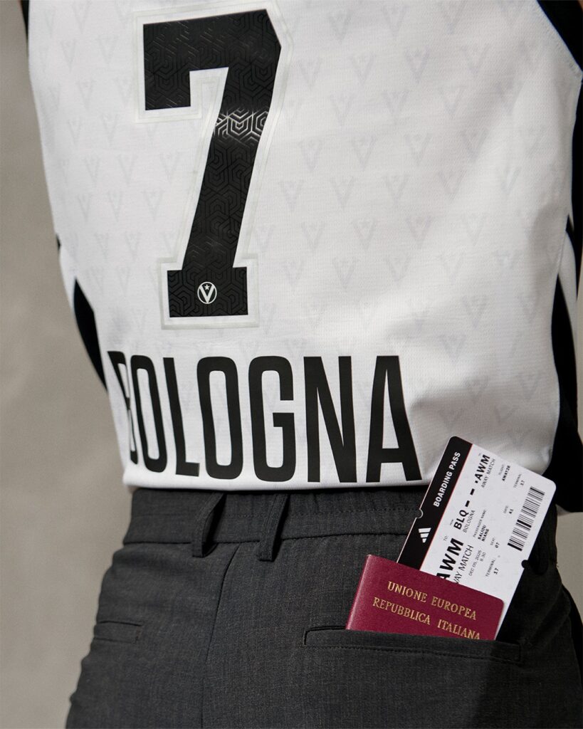 Dettagli seconda maglia Virtus