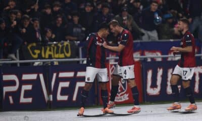 Santiago Castro, Tommaso Pobega e Ciro Immobile (© Bologna FC 1909)