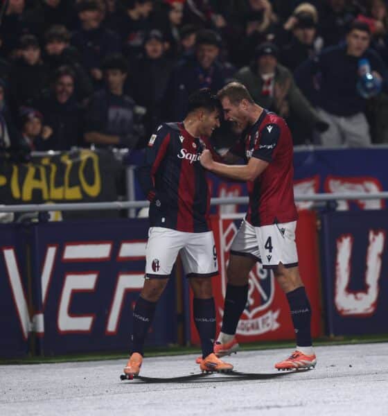 Santiago Castro, Tommaso Pobega e Ciro Immobile (© Bologna FC 1909)