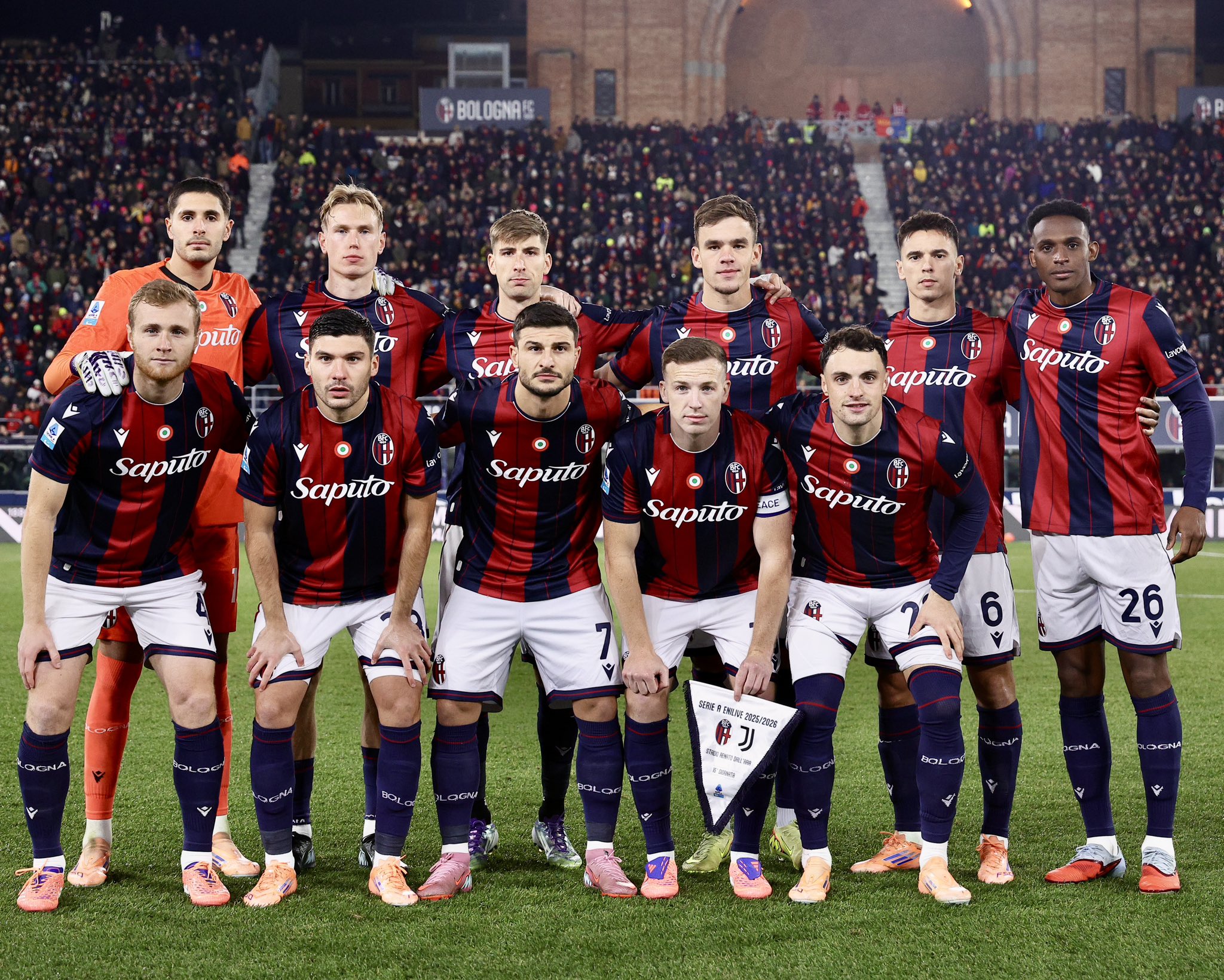 L'11 titolare del Bologna FC, Bologna-Juventus