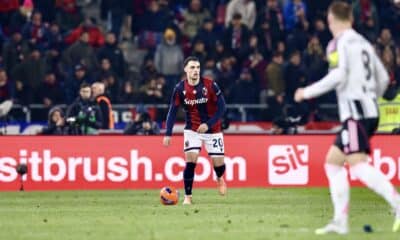 Nadir Zortea in Bologna-Juventus