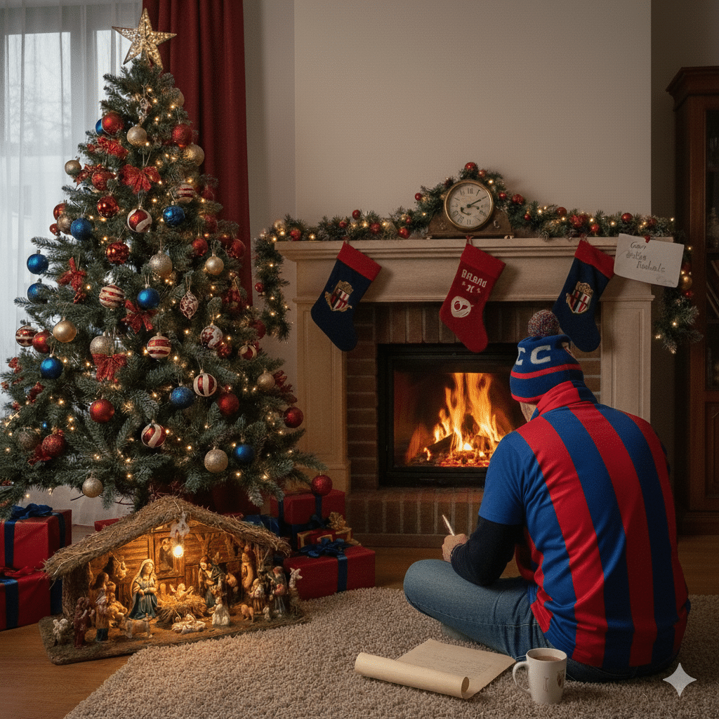 Lettera di Natale di un tifoso (Immagine generata con IA)