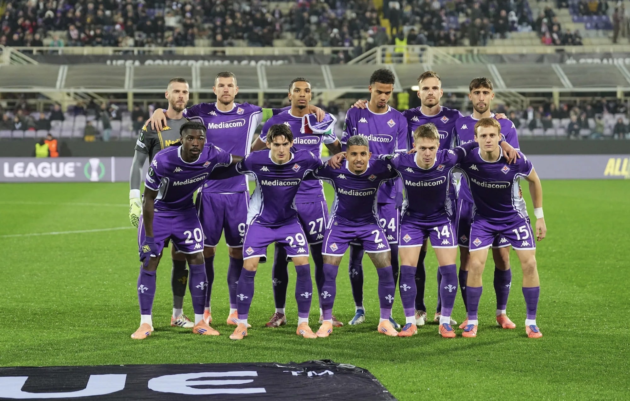 La formazione della Fiorentina per la gara contro la Dinamo Kiev