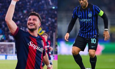 Riccardo Orsolini e Lautaro Martinez