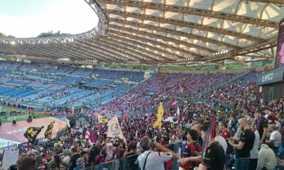 L'Olimpico si riempie in anticipo Milan-Bologna Coppa Italia 2025