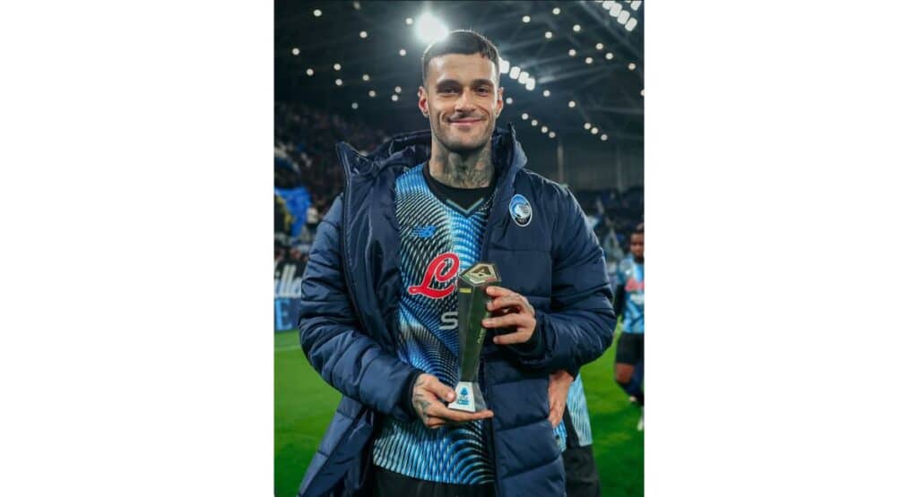 Gianluca Scamacca MVP di Atalanta-Cagliari (© Atalanta Bergamasca Calcio)