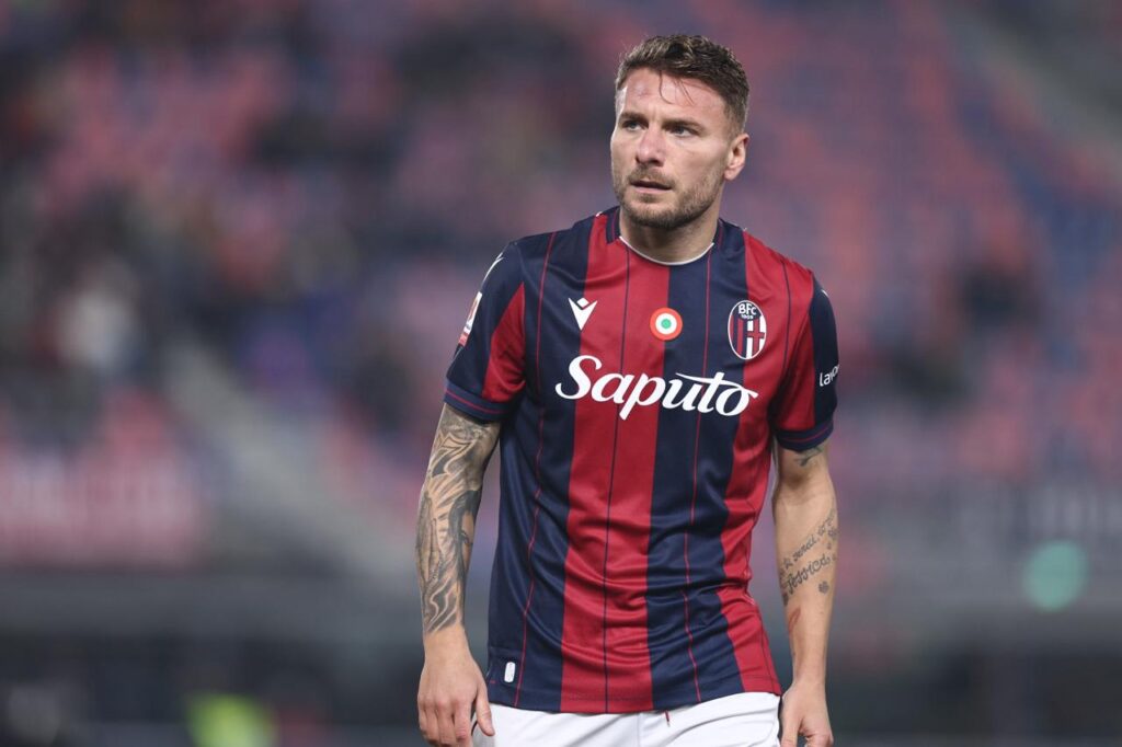 Ciro Immobile durante Bologna-Parma, ottavi di Coppa Italia 2025