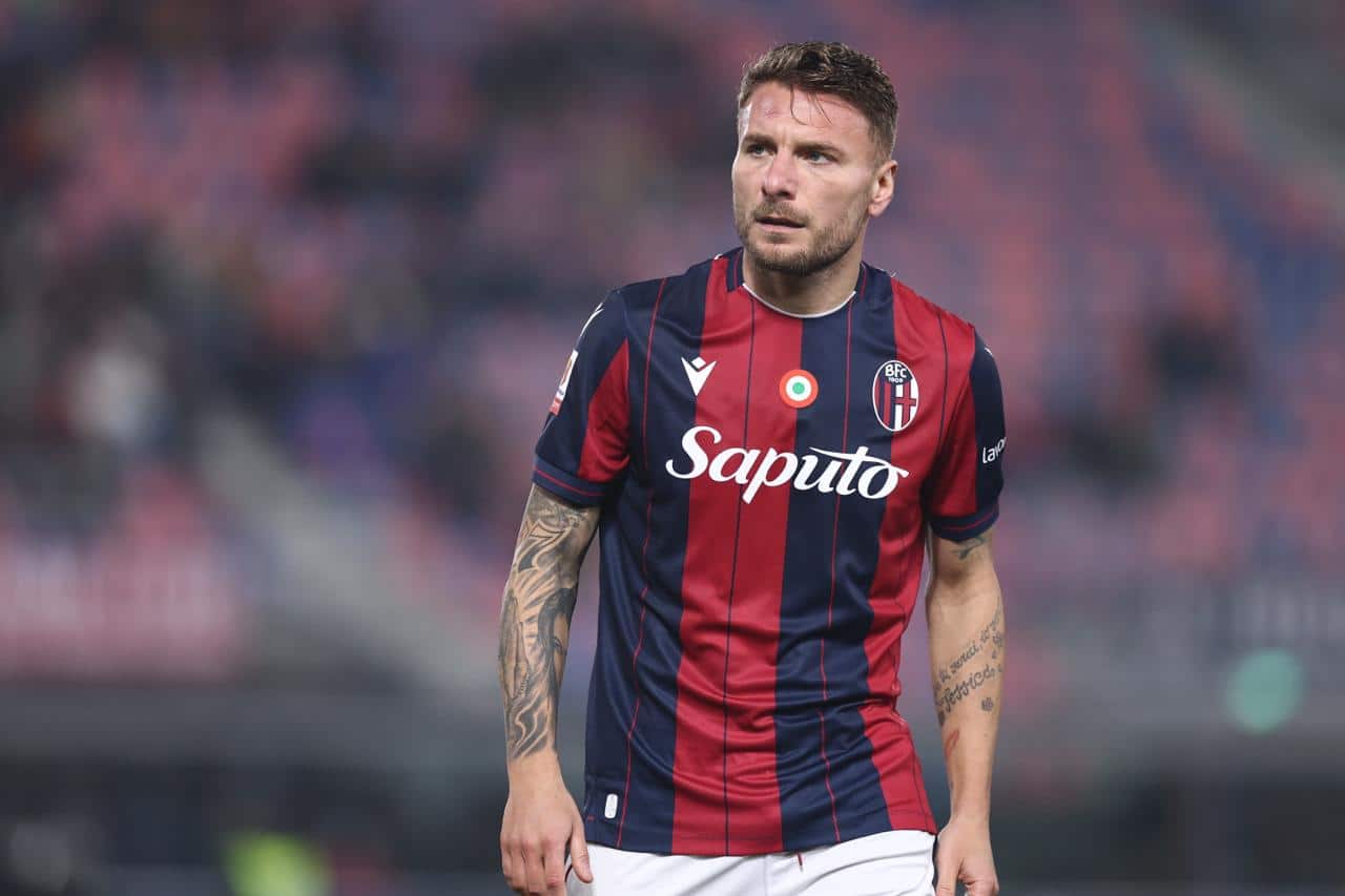 Ciro Immobile durante Bologna-Parma, ottavi di Coppa Italia 2025