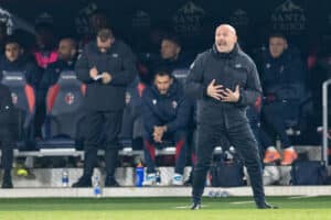 Vincenzo Italiano durante Bologna-Juventus (0-1)