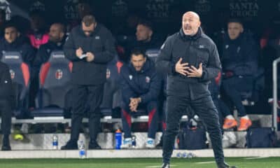 Vincenzo Italiano durante Bologna-Juventus (0-1)