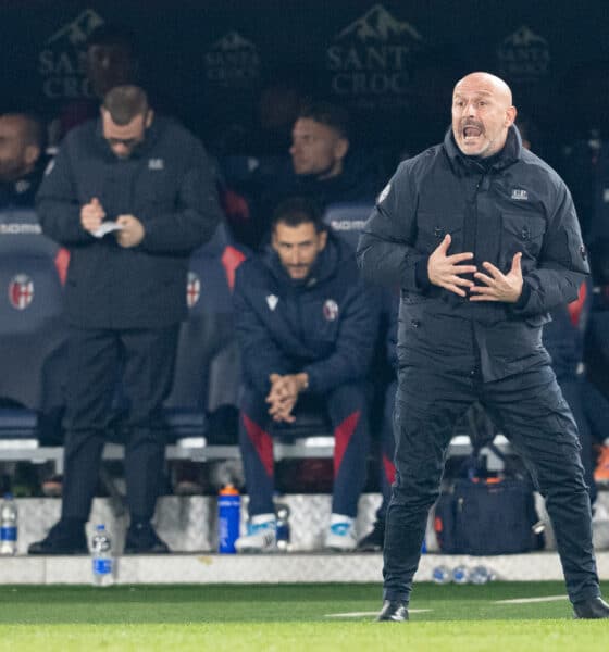 Vincenzo Italiano durante Bologna-Juventus (0-1)