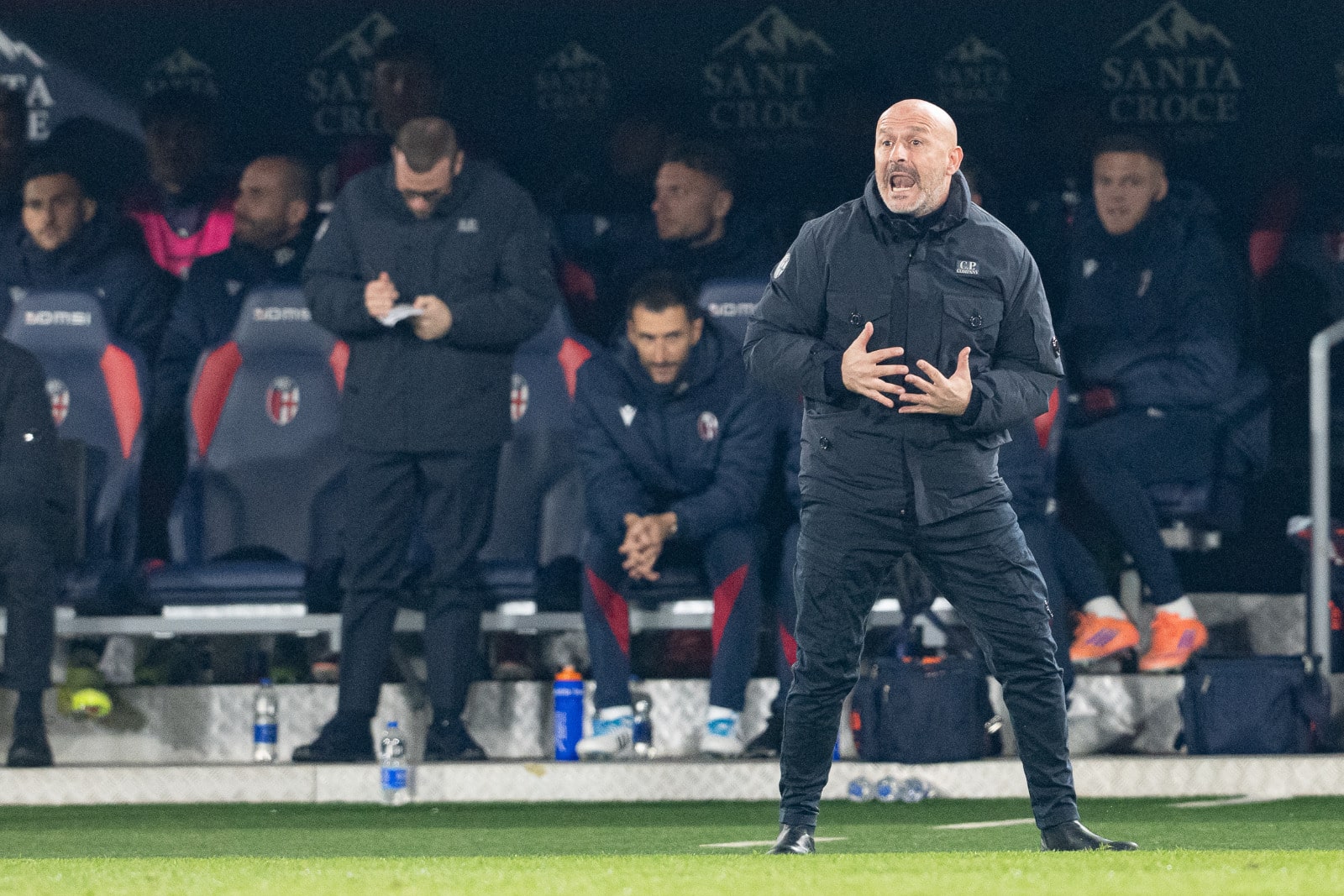 Vincenzo Italiano durante Bologna-Juventus (0-1)