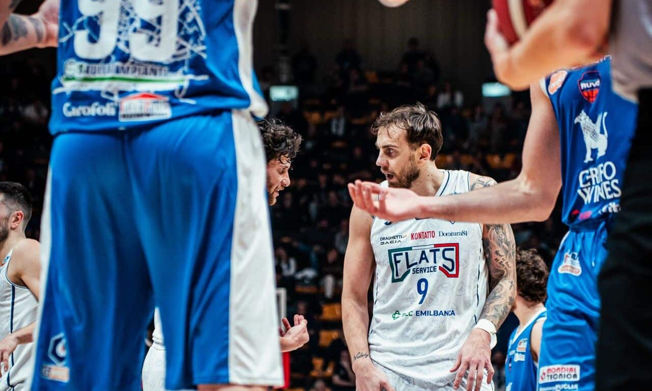 Paulius Sorokas e Matteo Imbrò crediti Fortitudo Pallacanestro