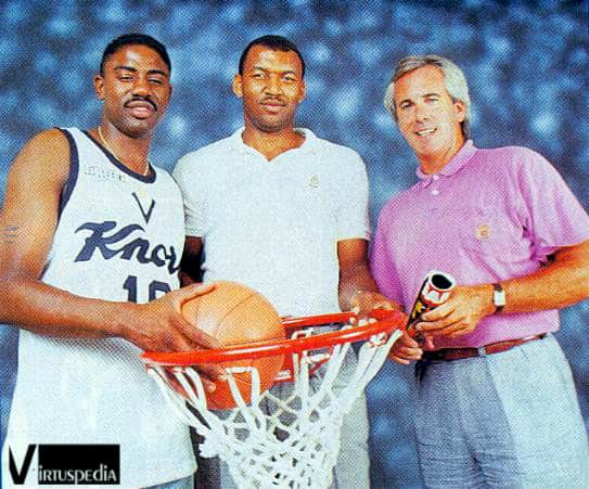Virtus Pallacanestro Quarantatreesima puntata. I tre cardini della Virtus "americana" della stagione 88/89: Sugar, Clemon Johnson e Hill.