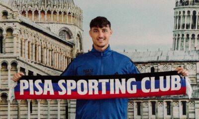 Calciomercato Serie A: Rosen Bozhinov, nuovo difensore del Pisa (© Pisa Sporting Club)