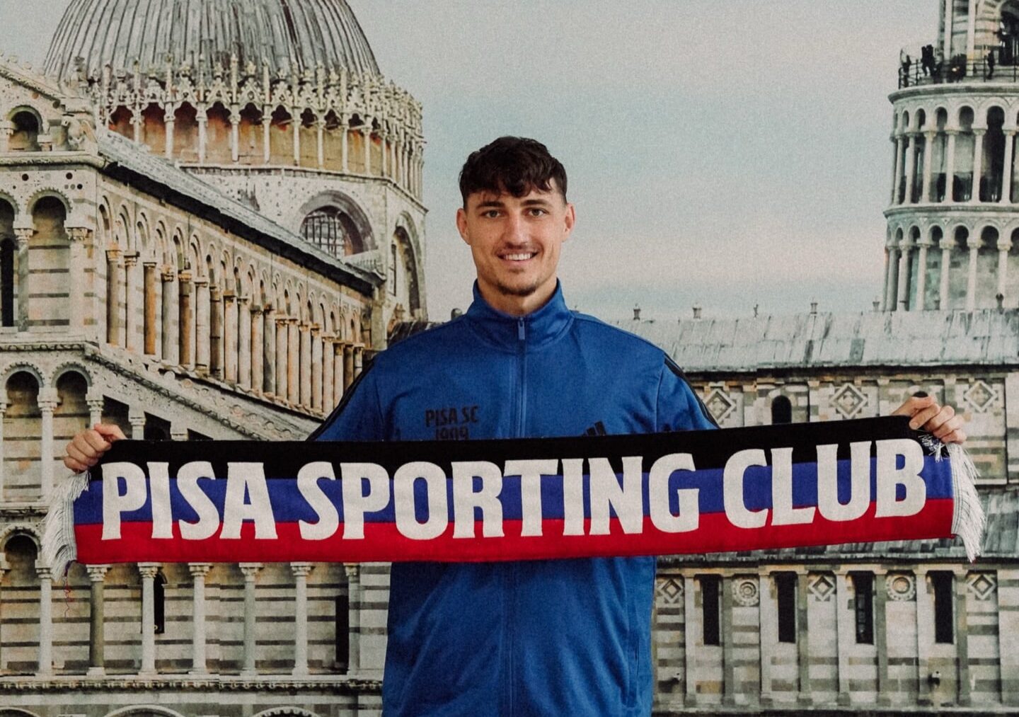 Calciomercato Serie A: Rosen Bozhinov, nuovo difensore del Pisa (© Pisa Sporting Club)