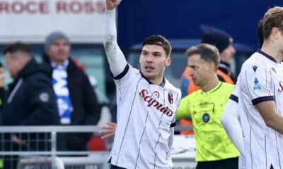 Nicolò Cambiaghi in Como-Bologna 1-1 (©Bologna FC 1909)