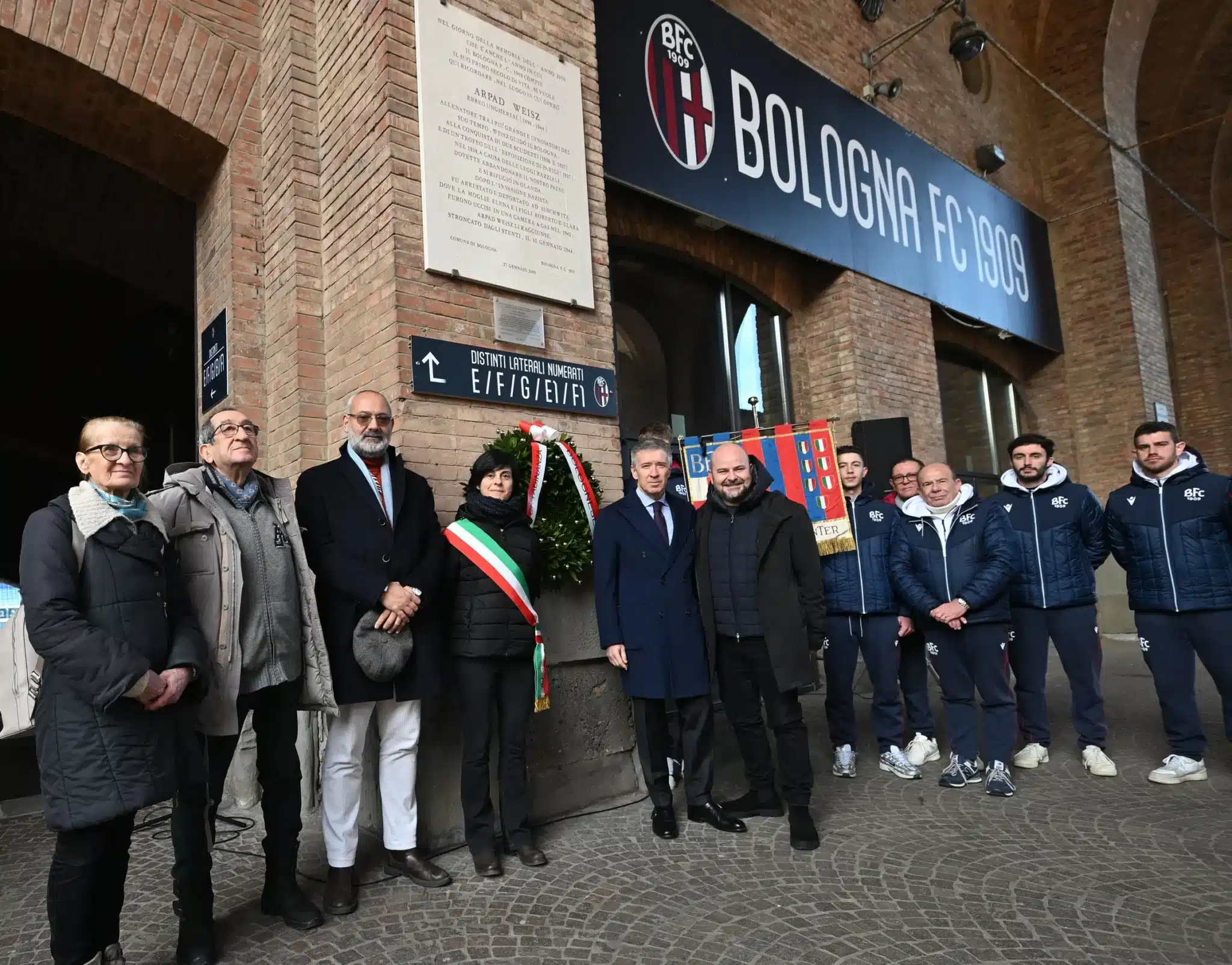 Il ricordo di Arpad Weisz nella Giornata della Memoria a Bologna