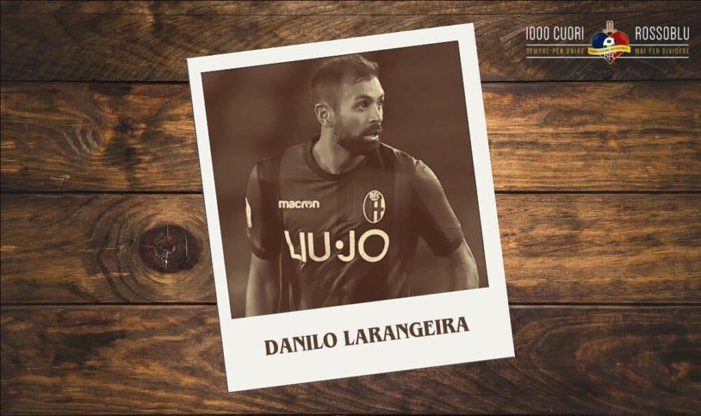 Danilo Larangeira con la maglia del Bologna