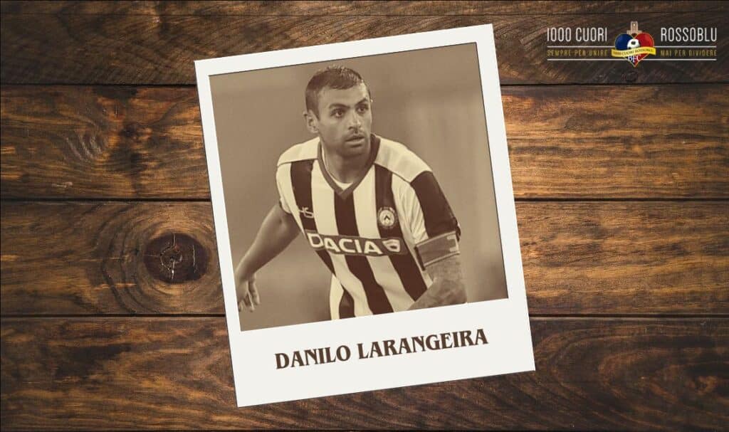 Danilo Larangeira con la maglia dell'Udinese