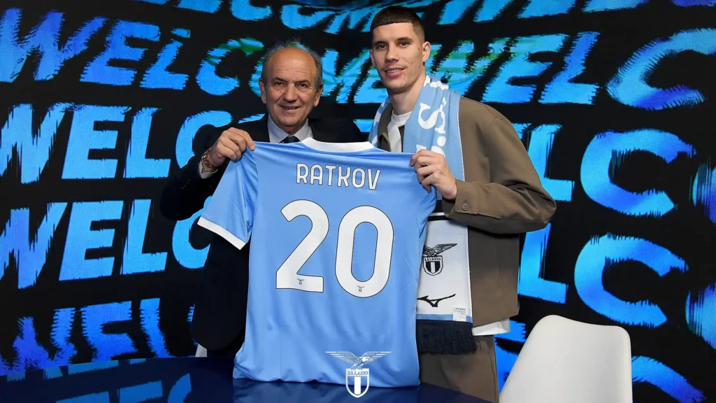 Calciomercato Serie A: Petar Ratkov, nuovo acquisto della Lazio (© S.S. Lazio)