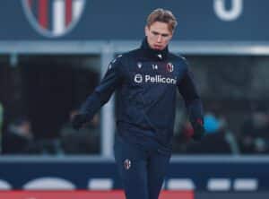 Torbjorn Heggem prima di Bologna-Atalanta (© Bologna FC 1909)