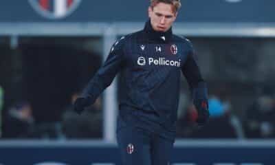 Torbjorn Heggem prima di Bologna-Atalanta (© Bologna FC 1909)