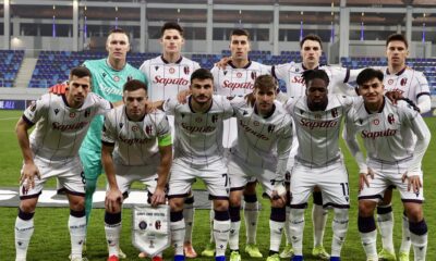 L'undici di partenza in Maccabi Tel Aviv-Bologna 0-3 (© Bologna FC 1909)