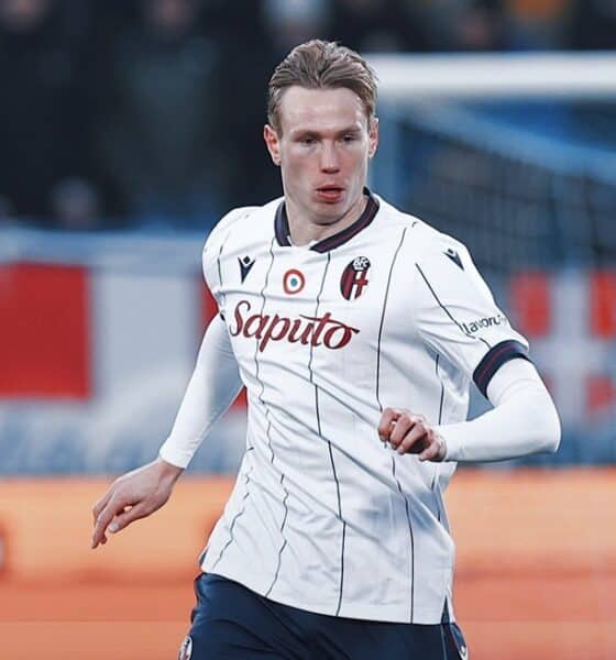 Heggem in Como-Bologna 1-1 (©Bologna FC 1909)