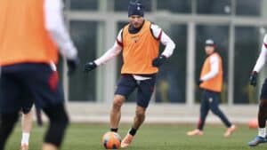 Ciro Immobile in allenamento questa mattina col Bologna