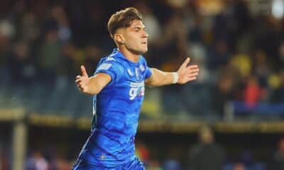 Gabriele Guarino, difensore dell’Empoli, osservato dal Bologna