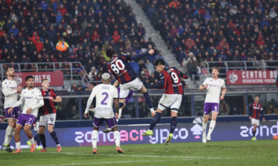 Il gol di Fabbian in Bologna Fiorentina (© Bologna FC 1909)