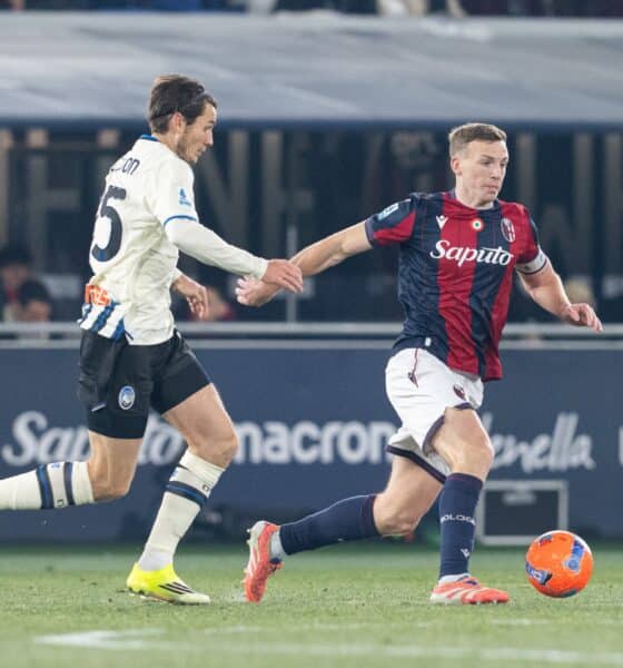 Lewis Ferguson in Bologna-Atalanta 0-2 (© Damiano Fiorentini)